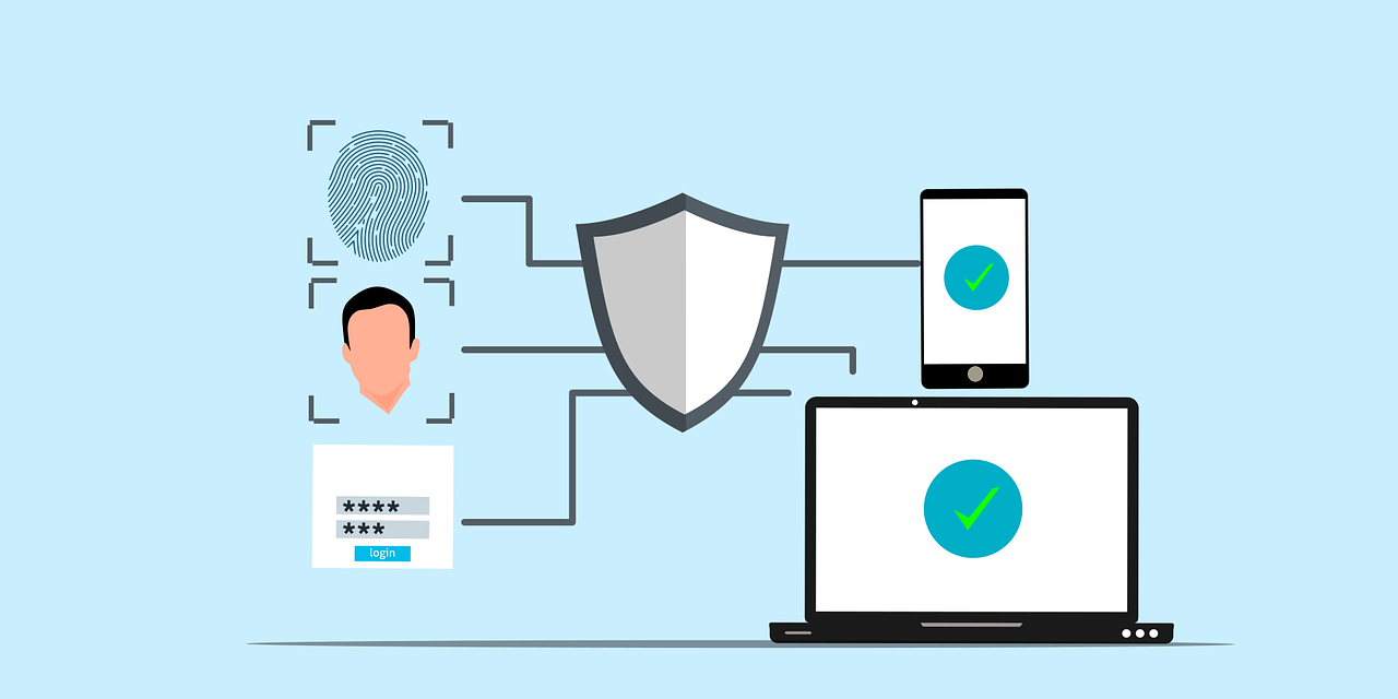 Free cybersecurity security authentication vector