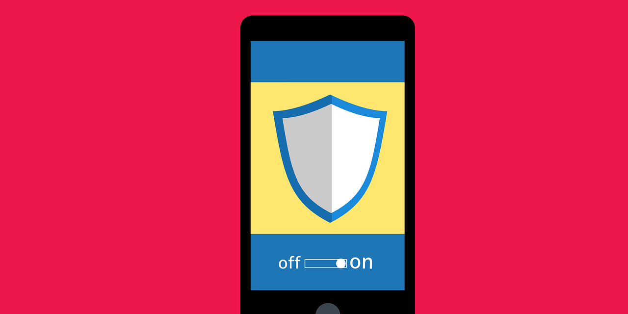 Free cyber security phone login vector