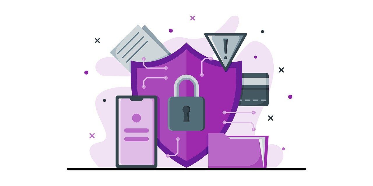 Free internet security digital vector