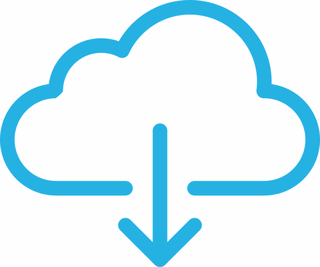 Free download cloud file download vector