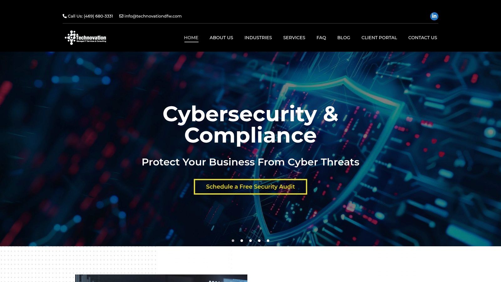Screenshot from https://www.technovationdfw.com