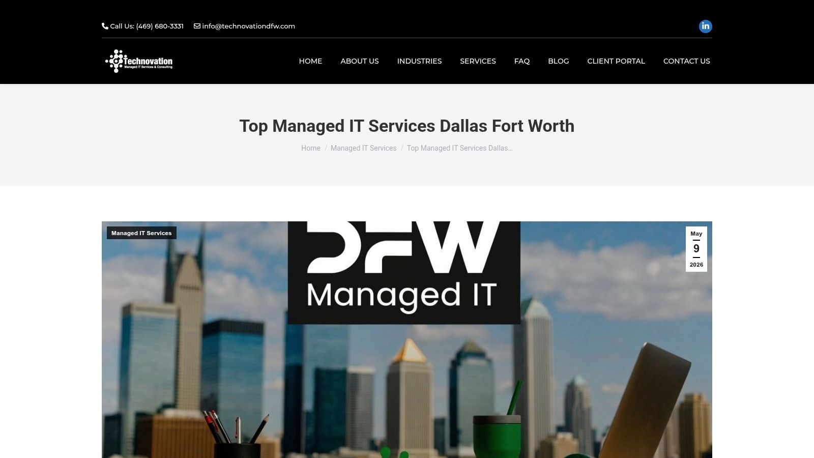 Screenshot from https://www.technovationdfw.com/managed-it-services/